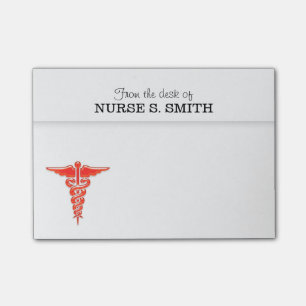 Nurses name desk note organiser