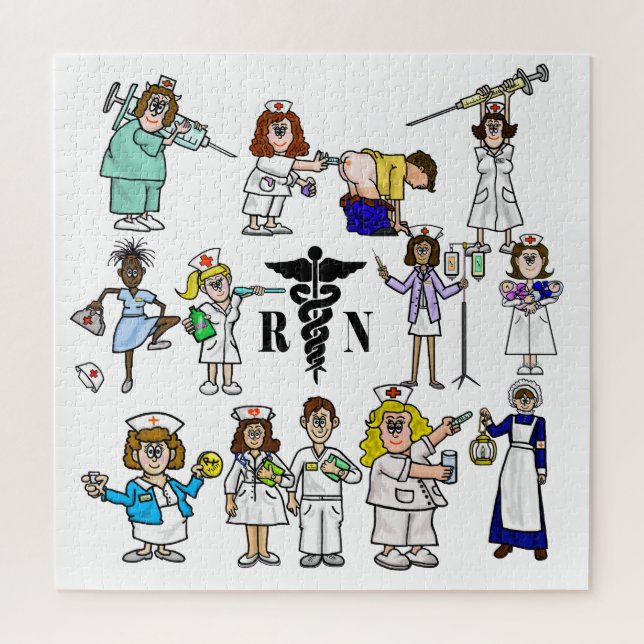 Nurses Nurses Everywhere Puzzle! Jigsaw Puzzle (Vertical)