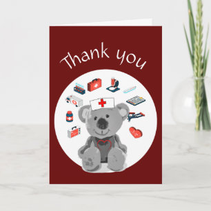 Nurses or Medical Staff Thank you Card