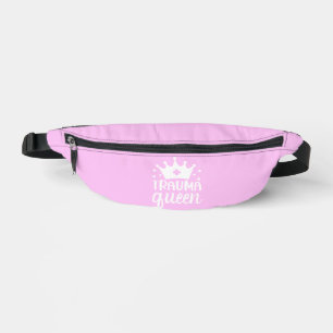 nurses pink cute gift simple crown  bum bags