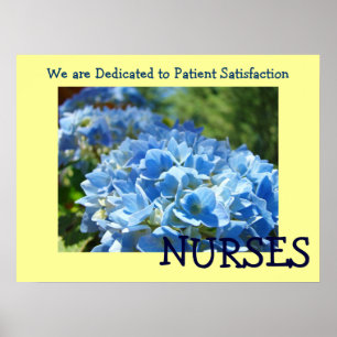 NURSES posters Dedicated to Patient Satisfaction