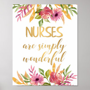 Nurses quote Appreciation Thank you Graduation Poster