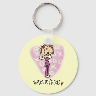Nurses R Angels Tshirts and Gifts Key Ring