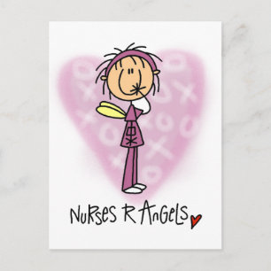 Nurses R Angels Tshirts and Gifts Postcard
