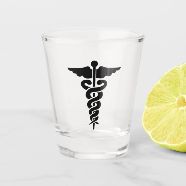 Nurses RN LPN Nursing Heroes Shot Glass (Front)