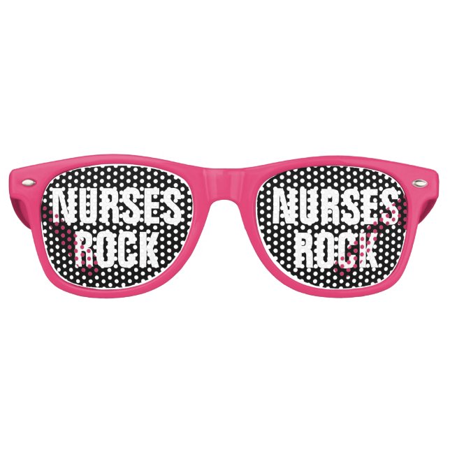 NURSES ROCK funny party shades nursing week gift (Front)