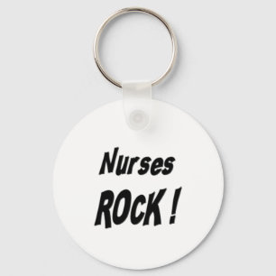 Nurses Rock! Keychain