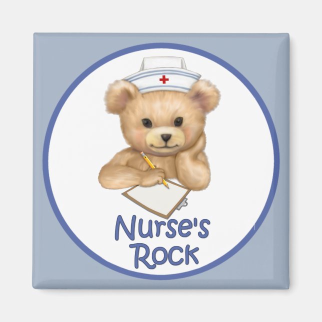 Nurse's Rock Magnet (Front)