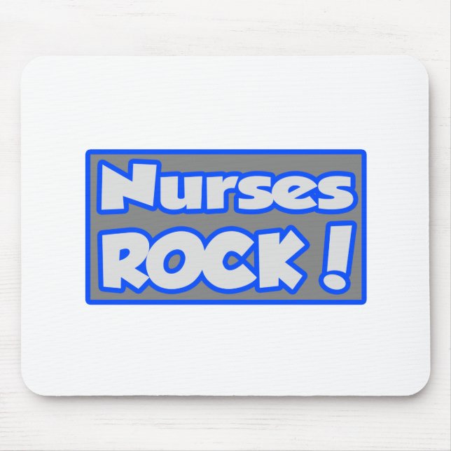 Nurses Rock! Mouse Pad (Front)
