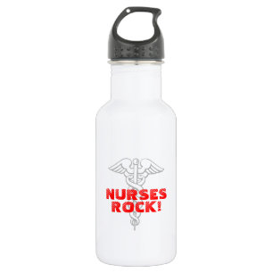 Nurses Rock! Personalizable 532 Ml Water Bottle