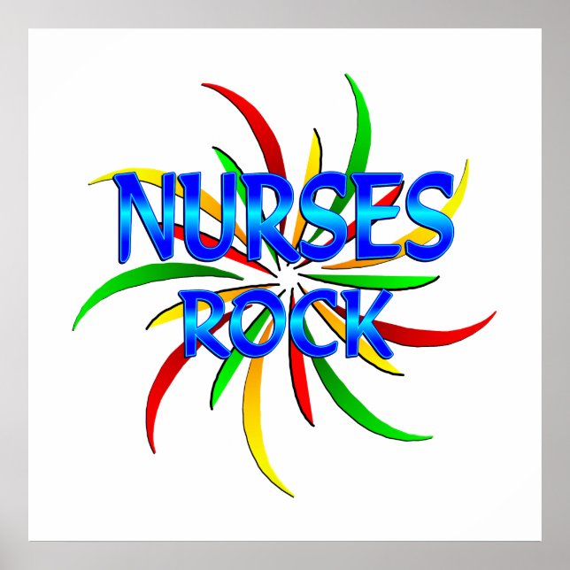 Nurses Rock Poster (Front)