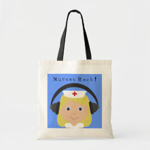 Nurses Rock! Tote Bag