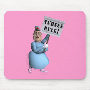 Nurses Rule! Mouse Pad
