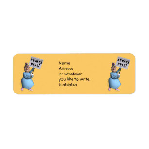 Nurses Rule! Return Address Label