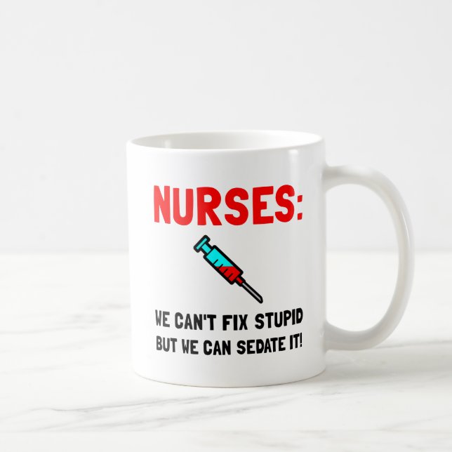 Nurses Sedated Coffee Mug (Right)