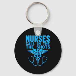 Nurses We Call The Shots Nurse Funny Nursing Cna R Key Ring
