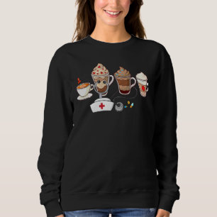 Nurse's Week 2022 Nurse Coffee Life Cna Cma Love 1 Sweatshirt
