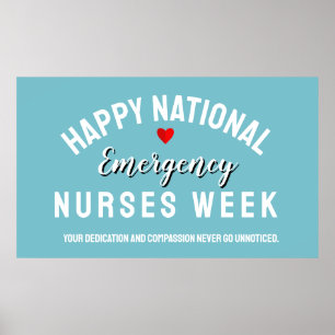 Nurses Week Appreciation Banner – Honouring  Poster