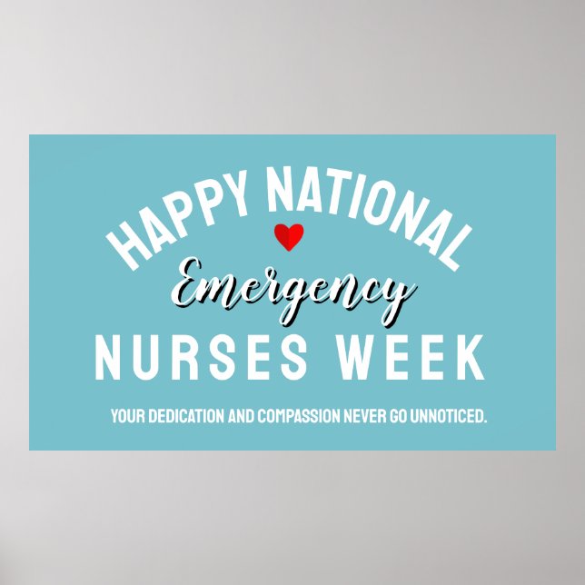 Nurses Week Appreciation Banner – Honouring  Poster (Front)