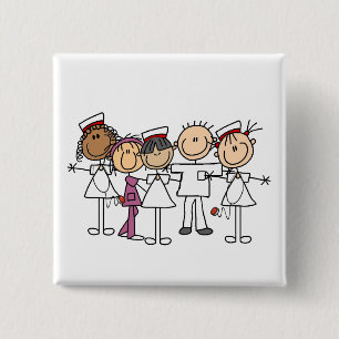 Nurses Week T-shirts and Gifts 15 Cm Square Badge