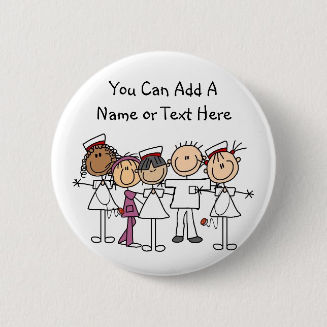 Nurses Week T-shirts and Gifts 6 Cm Round Badge (Front)