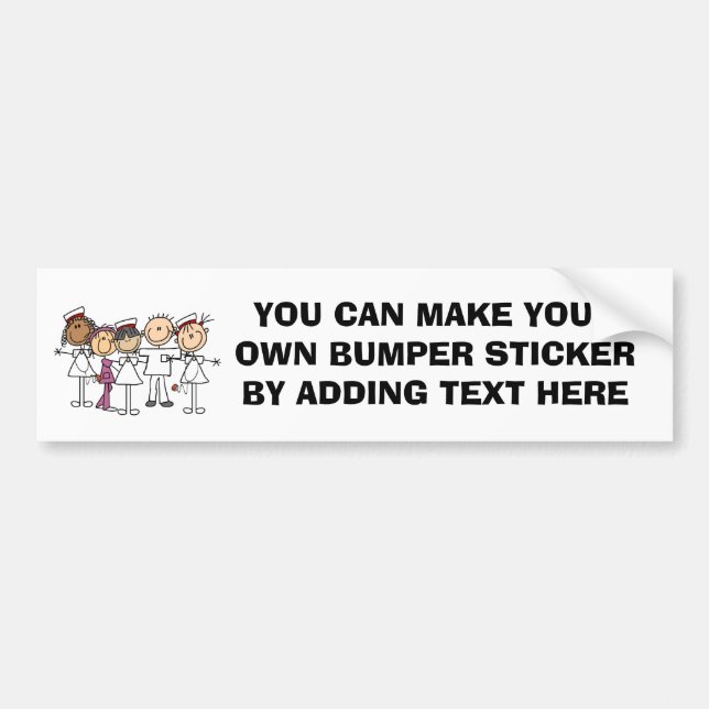 Nurses Week T-shirts and Gifts Bumper Sticker (Front)