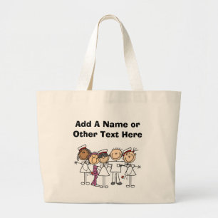 Nurses Week T-shirts and Gifts Large Tote Bag