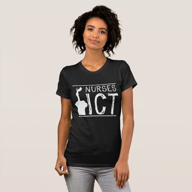 NursesICT Keeper (White) T-Shirt (Front Full)