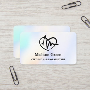 Nursing Assistant CNA Business Card