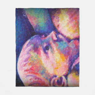 Nursing Baby Fleece Blanket