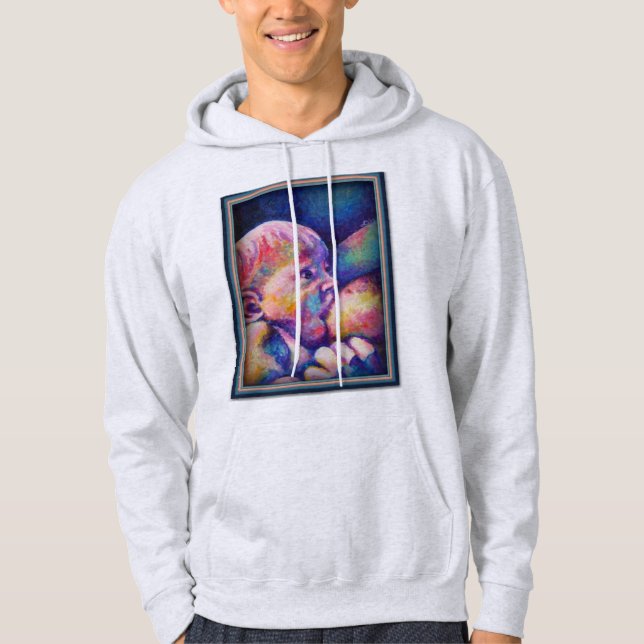 Nursing Baby  Hoodie (Front)