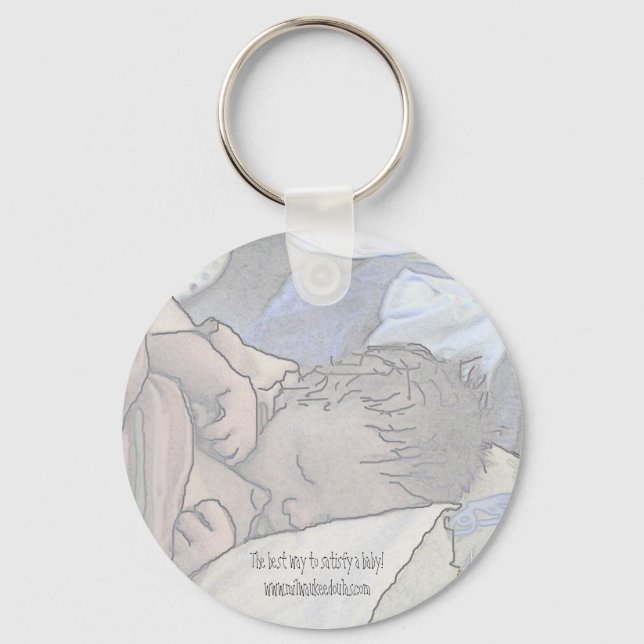 Nursing Baby Key Ring (Front)