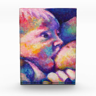 Nursing Baby  Photo Block