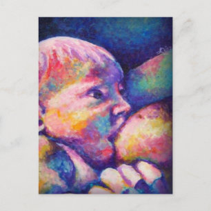 Nursing Baby  Postcard