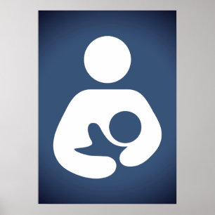 Nursing / Breastfeeding Symbol Poster