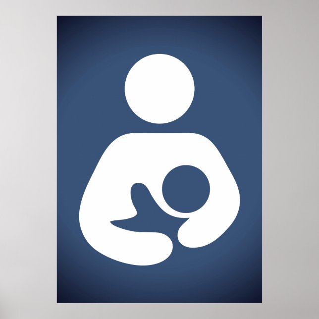 Nursing / Breastfeeding Symbol Poster (Front)