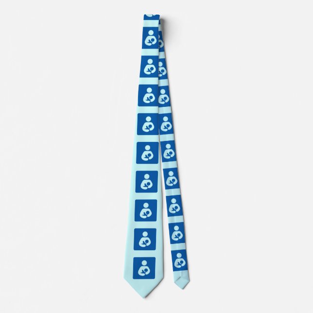 Nursing / Breastfeeding Symbol Tie (Front)