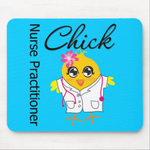 Nursing Career Chick Nurse Practitioner Mouse Pad