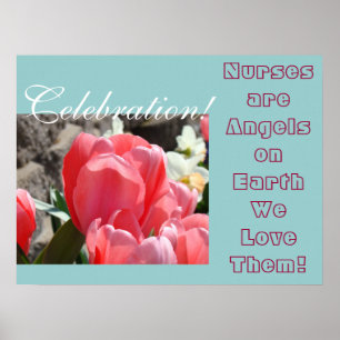 Nursing Celebration art prints Nurses Angels Love