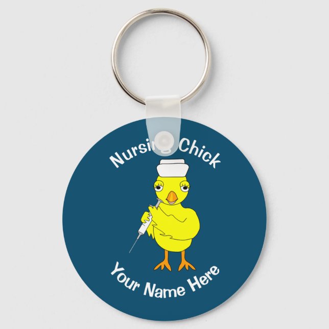 Nursing Chick Key Ring (Front)