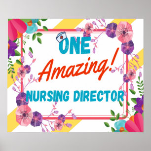 Nursing Director Appreciation Gift Idea Poster
