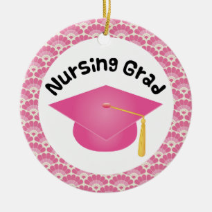 Nursing Graduate Pink Gift Ornament