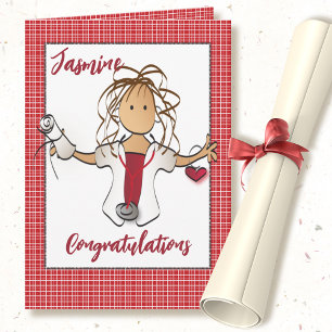 Nursing Graduation Card for Her - Ethnic Nurse