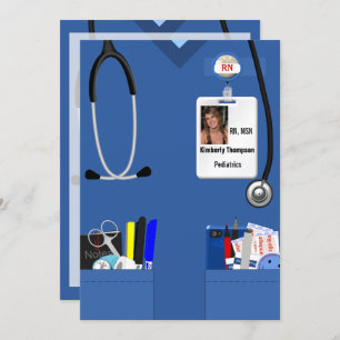 Nursing Graduation Invitation