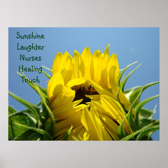Nursing Healing Touch art print Sunshine Laughter (Front)