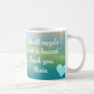 Nursing Healthcare Caregiver Thank You Angel Name Coffee Mug