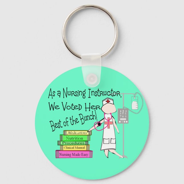 NURSING INSTRUCTOR Gifts Key Ring (Front)