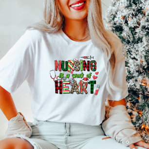Nursing is a Work of Heart Women's T-Shirt
