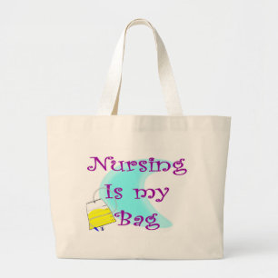 nursing is my bag foley tote bag