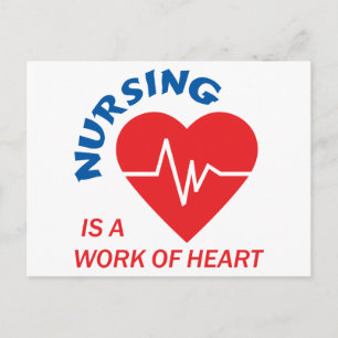 Nursing Is Postcard